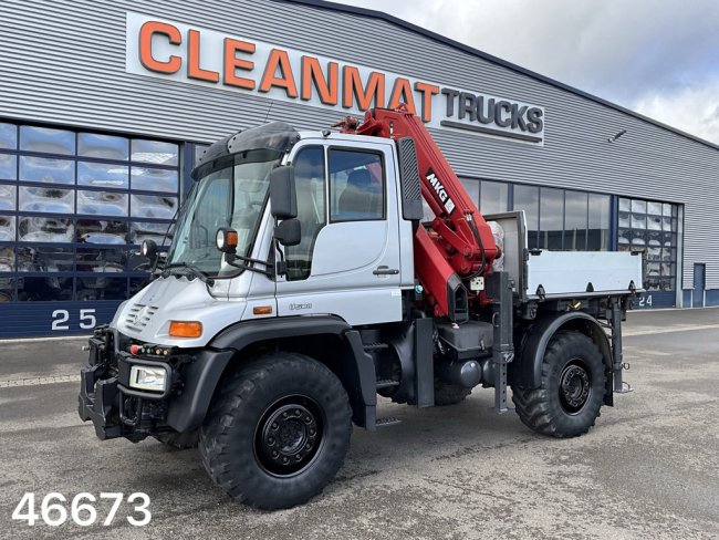 Unimog  U 500 4x4 MKG 10 Tonmeter laadkraan Just 216.831 km! (24)