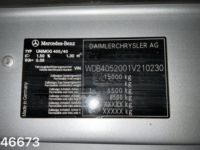 Unimog  U 500 4x4 MKG 10 Tonmeter laadkraan Just 216.831 km! (27)