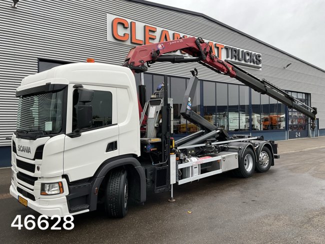 Scania  P 360 HMF 22 Tonmeter laadkraan (0)