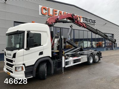 Scania P 360 HMF 22 Tonmeter laadkraan