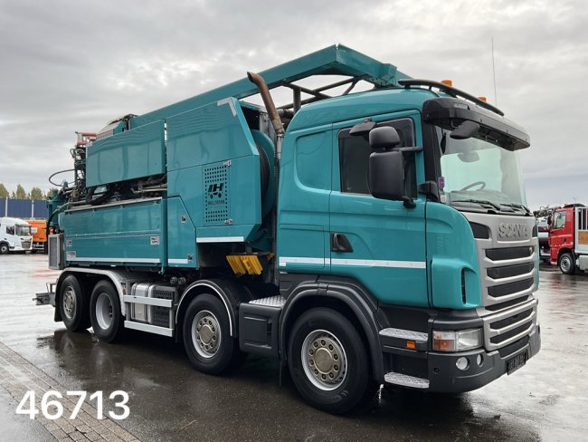 Scania  G 480 8x2 Holzmaan 15m³ Combi kolkenzuiger Recycler (3)