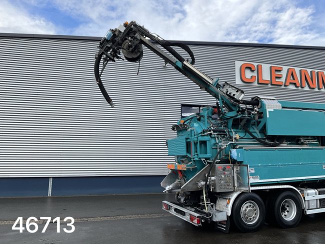 Scania  G 480 8x2 Holzmaan 15m³ Combi kolkenzuiger Recycler (10)