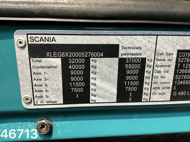 Scania  G 480 8x2 Holzmaan 15m³ Combi kolkenzuiger Recycler (38)