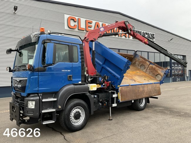 MAN  TGS 18.360 4x4 Euro 6 HMF 12 Tonmeter laadkraan (1)