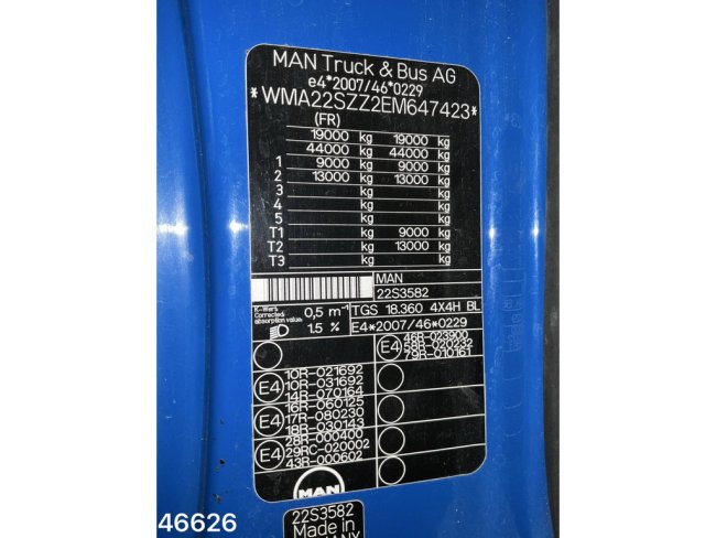 MAN  TGS 18.360 4x4 Euro 6 HMF 12 Tonmeter laadkraan (26)