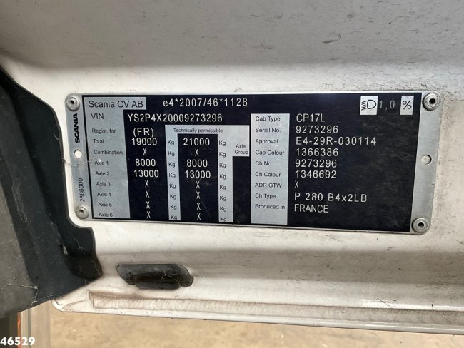 Scania  P 280 Euro 6 Palfinger 12 Tonmeter laadkraan (21)