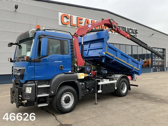 MAN  TGS 18.360 4x4 Euro 6 HMF 12 Tonmeter laadkraan (0)