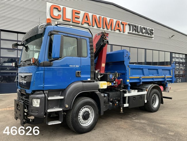 MAN  TGS 18.360 4x4 Euro 6 HMF 12 Tonmeter laadkraan (7)