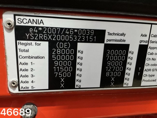 Scania  R500 V8 Retarder VDL 25 Ton haakarmsysteem (21)