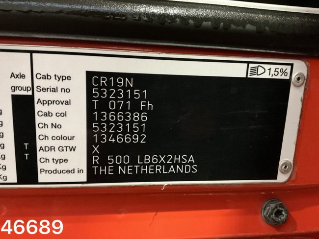Scania  R500 V8 Retarder VDL 25 Ton haakarmsysteem (22)