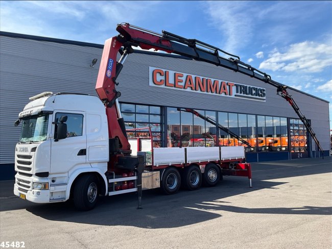 Scania  R 490 8x4 Euro 6 Retarder HMF 60 Tonmeter laadkraan + Fly-Jib (0)