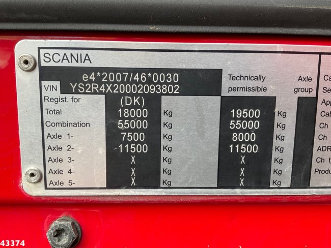 Scania  R 400 HMF 18 Tonmeter laadkraan (20)