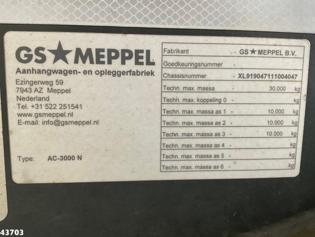 GS Meppel  3-assige containeraanhangwagen (12)