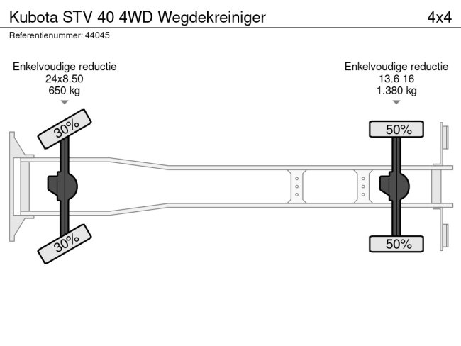 Kubota  STV 40 4WD Wegdekreiniger (22)