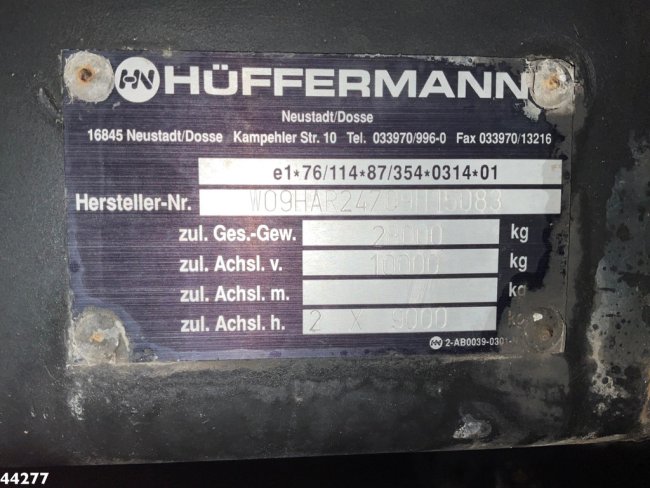 Huffermann  3-assige containeraanhangwagen (10)