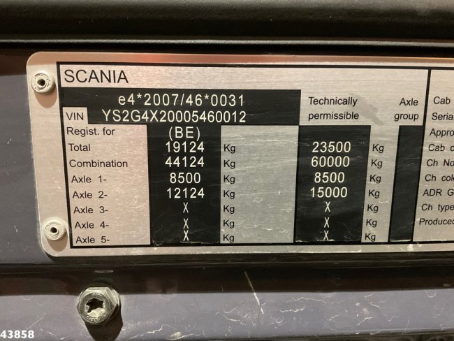 Scania  G 410 Euro 6 Retarder Palfinger 15 Ton haakarmsysteem (20)