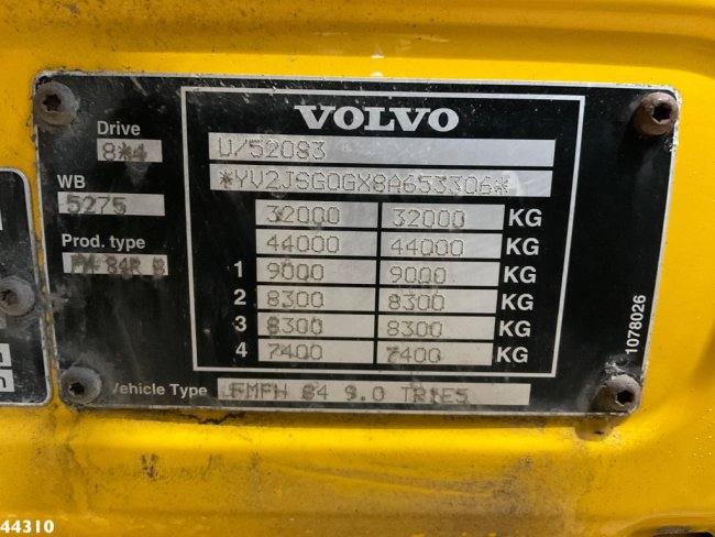 Volvo  FM 400 8x4 Palfinger 16 Tonmeter Z-kraan (22)