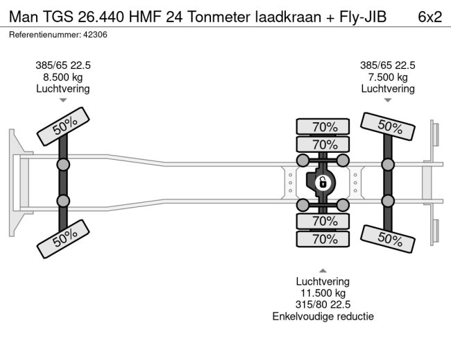 MAN  TGS 26.440 HMF 24 Tonmeter laadkraan + Fly-JIB (17)