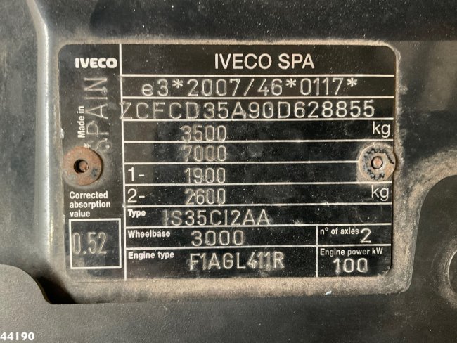 Iveco  Daily 35C14 Euro 6 ROM Toilet servicewagen (18)