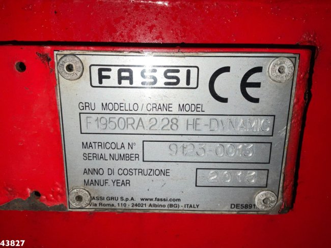 Scania  R 440 8x2 Fassi 195 Tonmeter laadkraan + Fly-Jib Just 120.905 km! (28)