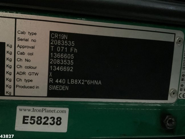 Scania  R 440 8x2 Fassi 195 Tonmeter laadkraan + Fly-Jib Just 120.905 km! (31)