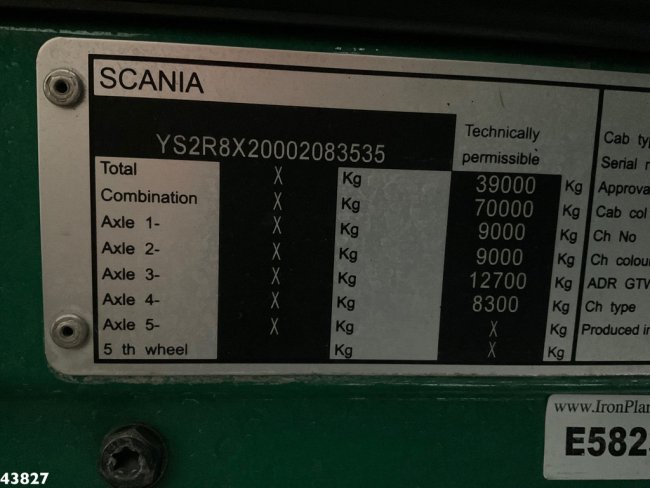 Scania  R 440 8x2 Fassi 195 Tonmeter laadkraan + Fly-Jib Just 120.905 km! (32)