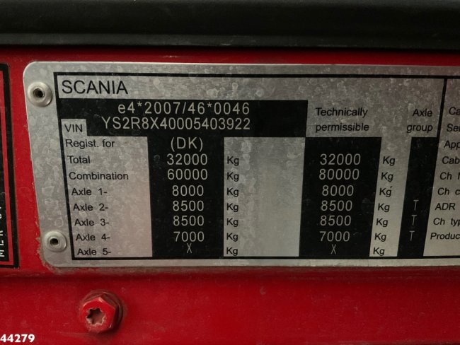 Scania  R 580 Super 8x4 Euro 6 Palfinger 20 Ton haakarmsysteem (15)