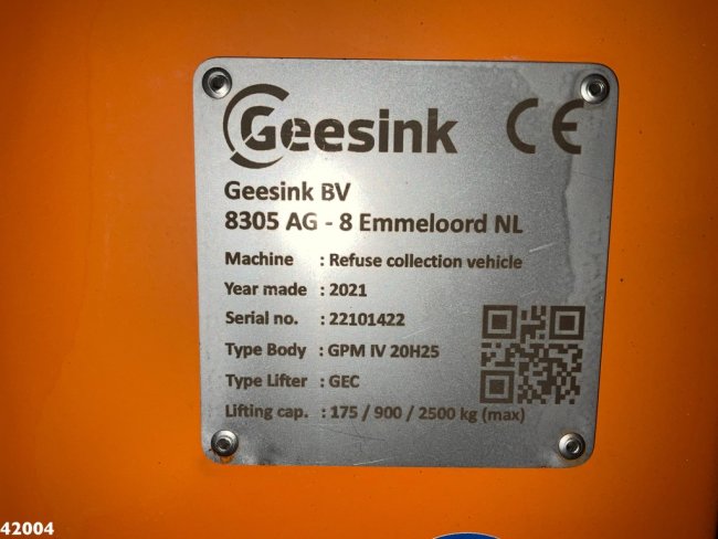 Volvo  FM 340 Geesink 20 m³ Welvaarts weighing system (9)