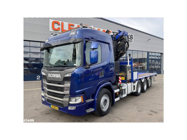 Scania  G 450 8x4 Fassi 45 Tonmeter laadkraan + Fly-Jib Just 151.350 km! (1)