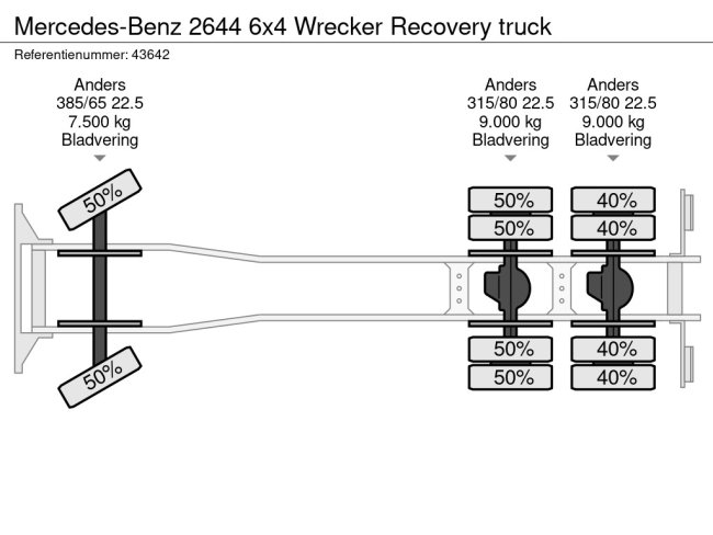 Mercedes-Benz  2644 6x4 Wrecker Recovery truck (39)