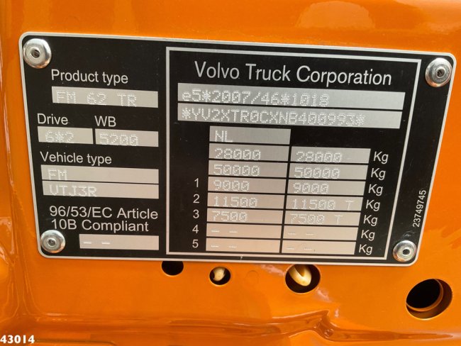 Volvo  FM 430 HMF 23 Tonmeter laadkraan (23)