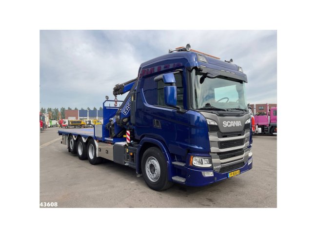 Scania  G 450 8x4 Fassi 45 Tonmeter laadkraan + Fly-Jib Just 151.350 km! (2)