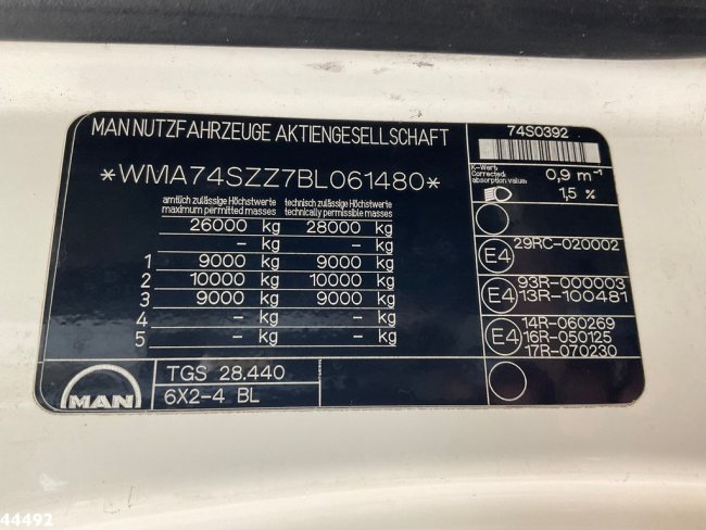 MAN  TGS 28.440 FFG Flensburger 12,5m³ Saug/Spul combi Waterrecycling (31)